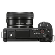 Sony ZV-E10 Mirrorless Digital Camera, 24.2 MP, with Caser, Charger and More, Black,(International Model)