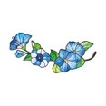 thumbnail image 1 of TIELUTT Flower Shaped Wall Hanging Indoor Home Decorative Rope for Hanging Christmas Door Hanging Decorations Small Stained Glass Window Hangings Small Christmas Lighted Hanging Christmas, 1 of 6