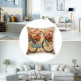 thumbnail image 5 of Awypu Flowers Short Plush Pillowcase Set of 2 for Home Decor Car Couch Bedroom - All Year Round Use 20x20in, 5 of 7
