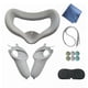 thumbnail image 1 of Juego de Protector VR Gafas VR Cubierta de Silicona Controlador Protector Kit Reemplazo para Oculus Quest 2, Blanco 12 Unids/set Yuarrent EL001231-01B, 1 of 2