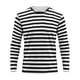 thumbnail image 5 of Ceisia Men's Spring Fall Casual Regular Fit Crew Neck Long Sleeve T-Shirt Multi-Color Striped Cotton-Like Jersey Stretch Fabric Black XL Gifts, 5 of 6
