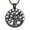 Black, variant on Tree of Life Cremation Necklace for Ashes Of Loved Ones Valentines Day Birthday Gifts Stainless Steel Memorial Cremation Ash Urn Jewelry
