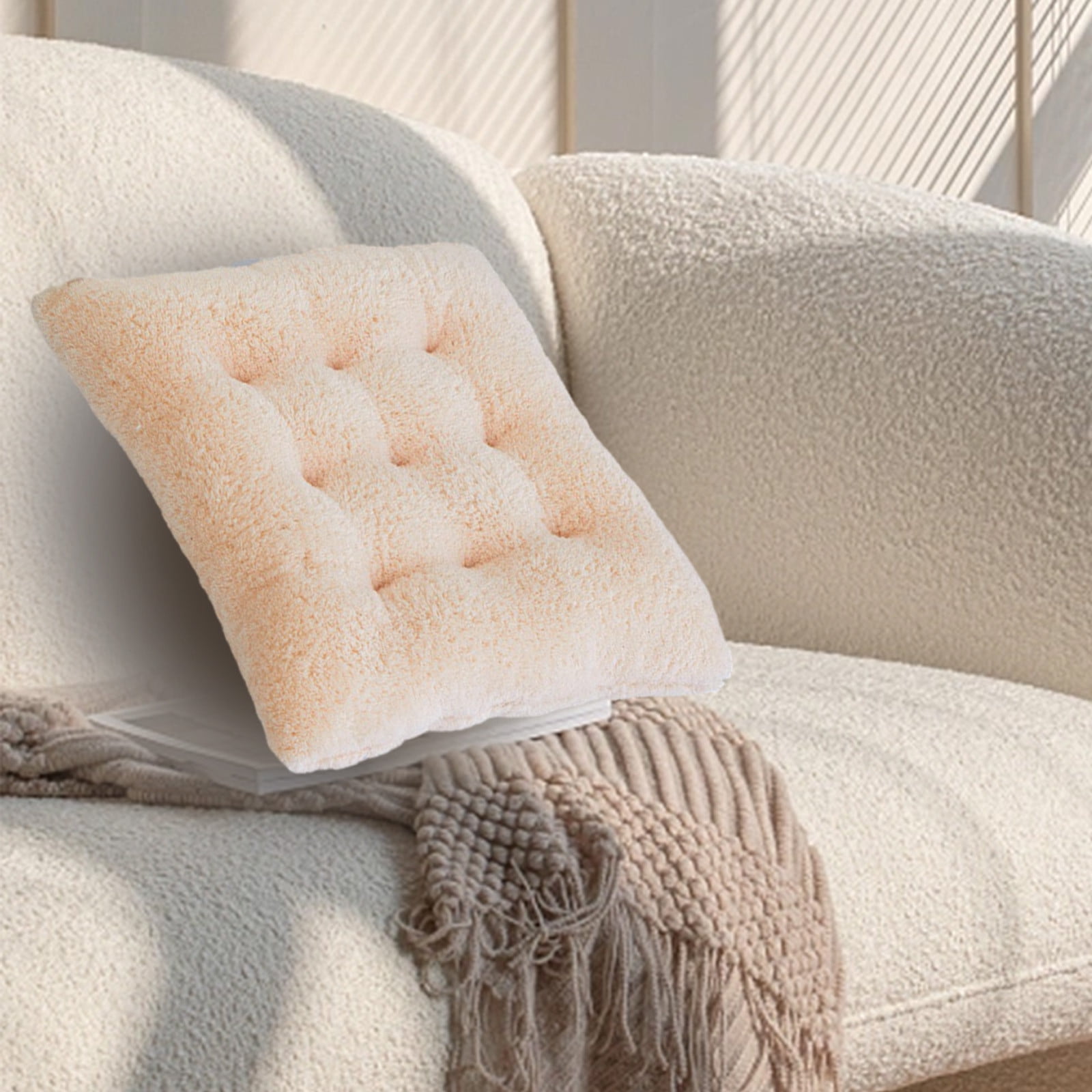 EGNMCR Pillow Seat Cushions For Home Use Tufted Corduroy Floor Cushions For Living Room Tatami 16 Inch Plush Cushion Walmart