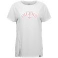 thumbnail image 2 of Women's Levelwear White Edmonton Oilers Mother's Day Influx Team Arch T-Shirt, 2 of 3