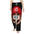 thumbnail image 2 of Lsque Mario Print Women's Pajama Pants, Lounge Pant - Comfortable Home Wear,Elastic Waistband, Stylish Design-Medium, 2 of 9