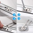 thumbnail image 4 of 1 Set Stainless Steel Casement Window Stopper Wind Bracing Sliding Window Hook, 4 of 5