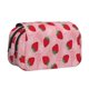 thumbnail image 1 of Disketp Strawberry Estuche de Lápices de Doble Capa con Tapa Abatible y Cremallera, Organizador Escolar para Adolescentes y Adultos, 1 of 7