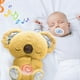 thumbnail image 3 of Muñeca Koala Comfort Ygjytge Con Luces Musicales Chupete para Dormir para Bebés Recién Nacidos Amarillo, 3 of 9