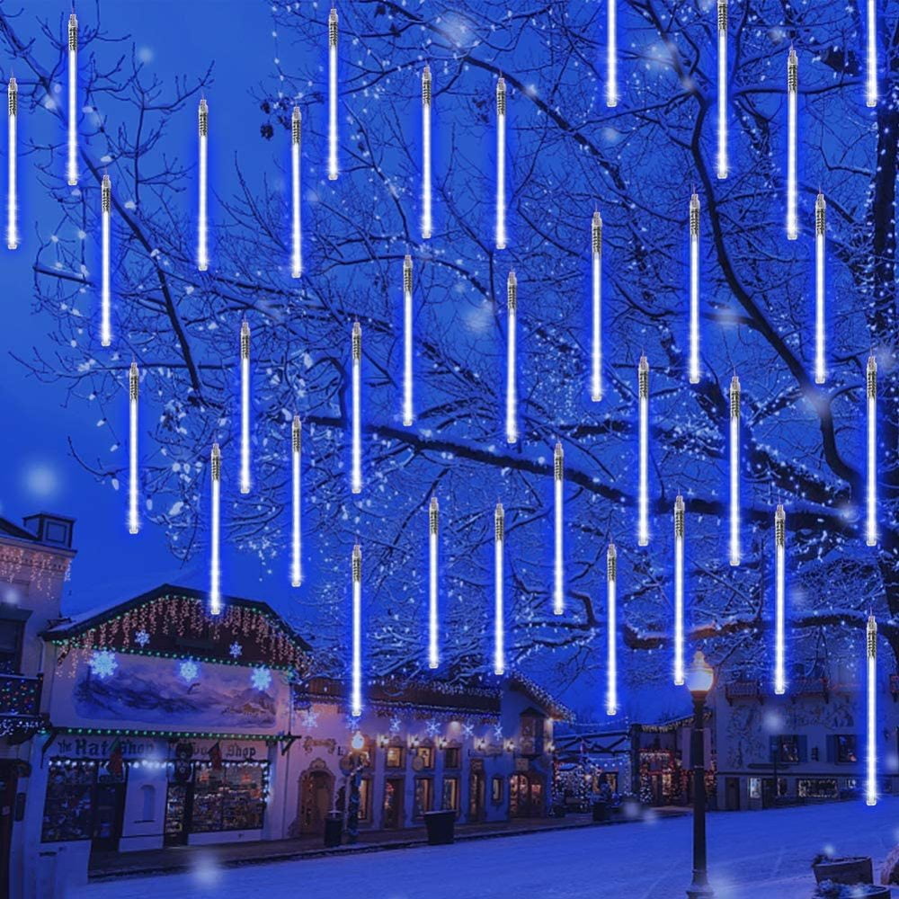 Meteor Lights Shower Lights Waterproof LED Falling Rain Lights 192 LEDs