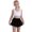 Black, variant on Durtebeua Casual Elastic Waist Summer Shorts with Pockets Women's Running Shorts with Zip Pockets
