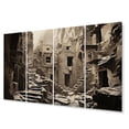 thumbnail image 2 of Designart "Cliffside Abodes" Landscapes Metal Wall Décor Set, 2 of 5