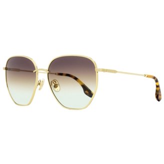 NEW VICTORIA BECKHAM SUNGLASSES GOLD WOMEN EYEWEAR VICTORIA BECKHAM VB242S 720 Victoria Beckham VB242S 720 Pilot Gold Sunglasses  main image 2