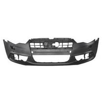New Aftermarket  Unpainted Front Bumper Cover Replaces 4G0807065AGRU Without S-Line fits 2012-2014 Audi A6 Elite Sedan 4-Door