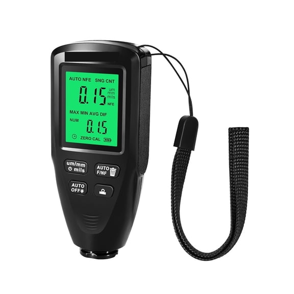 Coating Thickness Gauge 0.1Micron/0-2000 Car Paint Film Tester Measuring DFT Meter ,Multifunctional