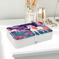 thumbnail image 6 of Unicorn PU Leather Jewelry Box with Removable Compartment and Earring Holder, Portable Travel Organizer, 6 of 6