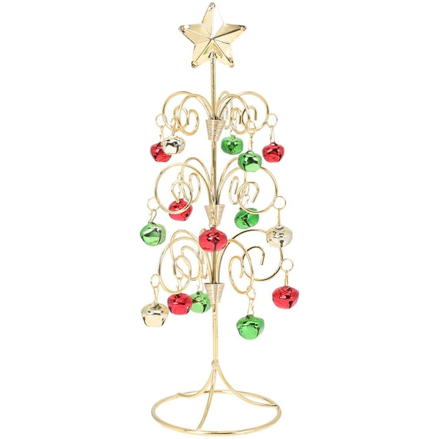 Adorno navideño de escritorio en miniatura de hierro para árbol de Navidad.