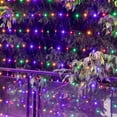 thumbnail image 6 of Bibana 9.8ft x 6.6ft 200 LED Christmas Net Lights, Mesh String Lights with 8 Modes for Indoor Outdoor Holiday & Party Decor (Multicolor), 6 of 7