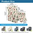 thumbnail image 3 of Renewold Reindeer Oversized Recliner Cover Stay in Place Christmas Tree Snowflakes Lazy Boy Recliner Chair Cover 4 Pieces Washable Reclining Seat Cover for Home Christmas Decor, 3 of 8