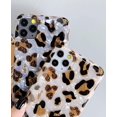 thumbnail image 5 of Case Compatiable with iPhone 13 Pro Max 6.7 inch, Gold Glitter Bling Leopard Print Cheetah Design Translucent Clear Soft TPU Silicone Slim Protective Phone Case Cover for Women Girls White, 5 of 17
