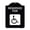 Black & White, variant on 18 x 24 in. Designer Series Sign - Graphic Handicapped Reserved, Black & Silver