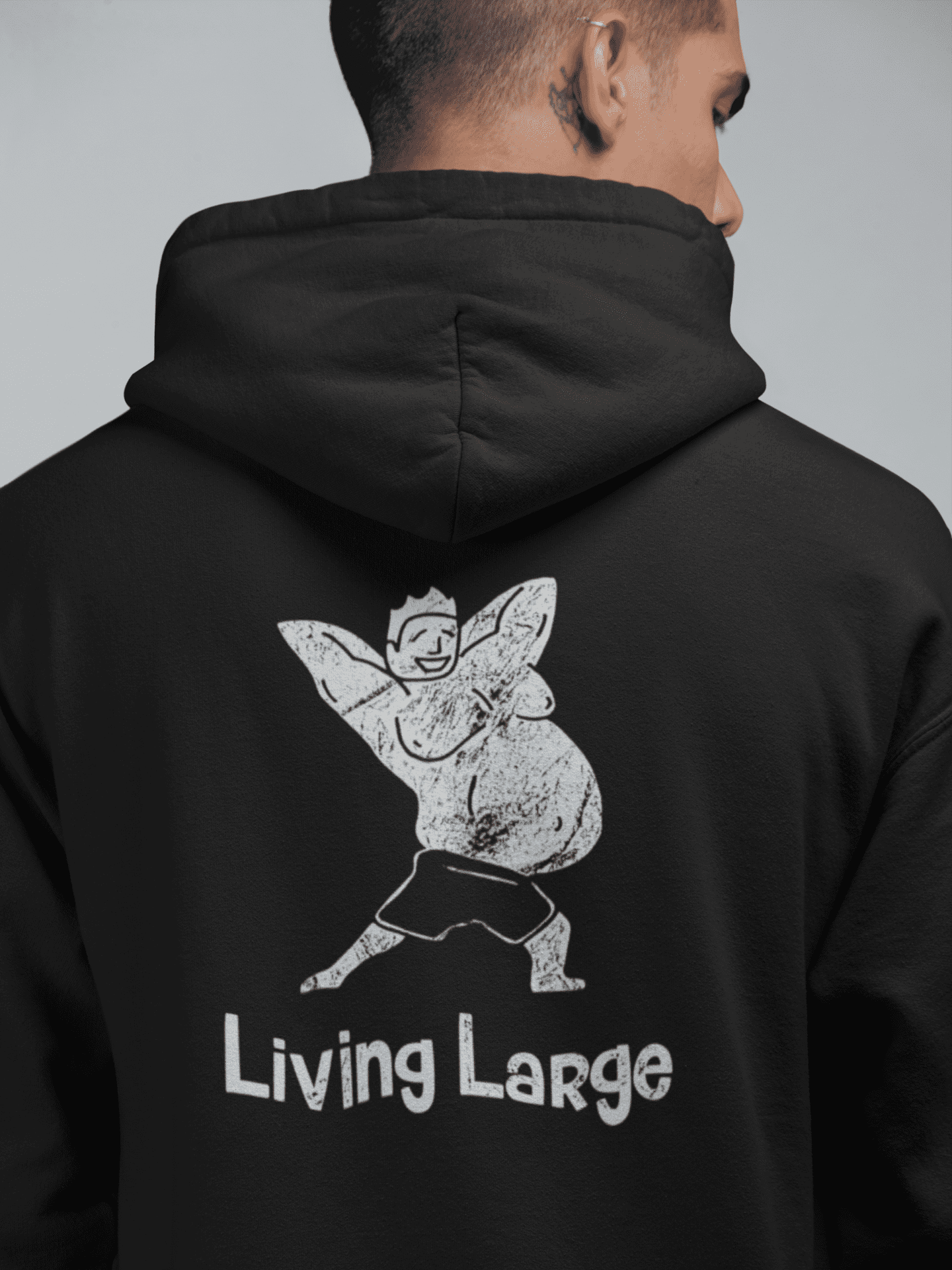 livin large hoodie