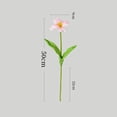 thumbnail image 6 of Guiexla Artificial Opening Tulip with Stem Realistic Colorful Fake Flower Home Office Table Centerpiece Faux Flower Branch Floral Arrangement Decoration, 6 of 8