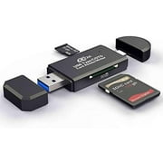 USB 3.0 SD Card Reader, COCOCKA USB Type C Memory Card Reader, OTG Adapter for SDXC, SDHC, SD, MMC, TF, RS- MMC, Micro