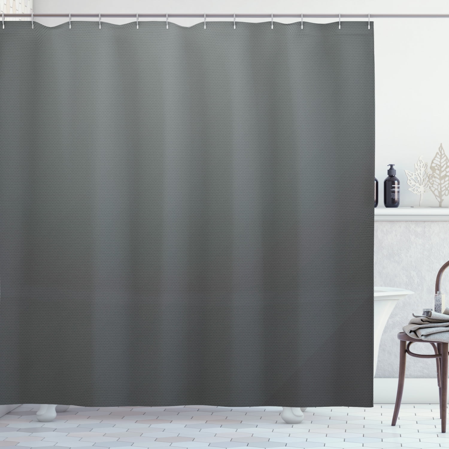 Taupe Shower Curtain, Digital Creation of a Leather Texture Abstract