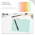thumbnail image 2 of Miangastore Séparateur de Classification de Documents Multicolore 5 Pcs 9.82x7.07x0.04 Po, 2 of 9
