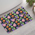thumbnail image 2 of Pioneer Flower Floral Print Pattern Bathroom Rugs Mat, Non Slip Microfiber Bathroom Rug with Rubber Backing, Soft Mats for Bathroom Floor Tub Shower, 17"x27", 2 of 5