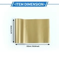 thumbnail image 5 of Unique Bargains 1 Pc Car Wrap Film Vinyl Wrap Cover Universal Car Protective Exterior Interior Matte Gold Tone 10x152cm/0.3ft x 5ft, 5 of 7