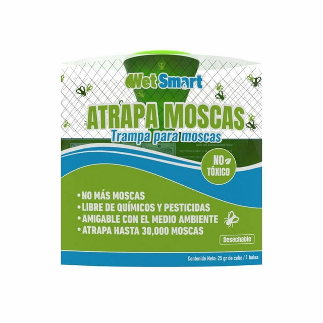 Trampa Para Moscas Wet Smart Verde 20.8X20.8X7.5 Cm
