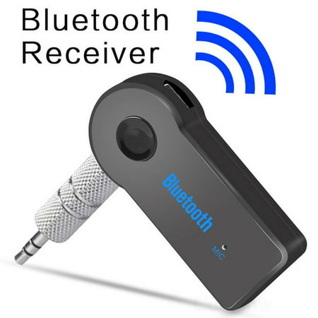 CoreLife Bluetooth Car Adapter Kit - Wireless Bluetooth Radio Transmitter 3.5mm Aux Stereo Audio Receiver with Hands Free