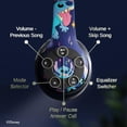 thumbnail image 5 of Disney Lilo & Stitch Lick Auriculares Bluetooth sobre la oreja, auriculares inalámbricos plegables con micrófono incorporado - Diseño Lilo & Stitch Lick, para adultos y niños, cómodos auriculares : El, 5 of 5