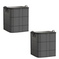 thumbnail image 2 of Fmbmuo Comforter Storage Bag , Foldable Storage Bag With Reinforced Handles Cube Storage Organizer For Bedding Comforters Clothes Quilts, 2 of 8