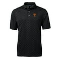 thumbnail image 2 of Men's Cutter & Buck Black Tennessee Volunteers Virtue Eco Pique Tile Print Polo, 2 of 3