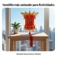 thumbnail image 2 of Abbraccia Decoración colgante farol rojo, diseño elegante de Año Nuevo Chino, tela aterciopelada, entrada, puerta, balcón, 2 of 6