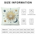 thumbnail image 5 of Nawypu Throw Pillow Covers Moon and Sun with Day Work Gold Light Love Man Mark Medallion Medieval Night Ornament for Living Room Bedroom Sofa, 5 of 5