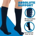 thumbnail image 5 of Women Compression Stokings for Pregnancy Circulation 20-30mmHg Navy, Small, 5 of 10