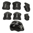 thumbnail image 1 of Kids Protective Gear Set With Helmet, Riding Protective Gear For Age 5 To 14, Skateboarding Helmets With Adjustable Knee Pads Elbow Pads Wrist Guards, 1 of 8