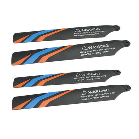 4Pcs Main Blade Propellers for XK K127 RC Helicopter Airplane Drone Spare Upgrade Parts Accessories