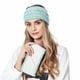 thumbnail image 4 of Diadema tejida ancha Minnieouse para mujer gris claro, 4 of 6