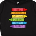thumbnail image 3 of Inktastic Colored Crayons Toddler Hoodie, 3 of 4