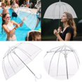 thumbnail image 1 of ONFD Children's Rain Transparent Long Handle Umbrella For Outdoor Use Lightweight And Durable With 8 Bone Design For Maximum Coverage, 1 of 5