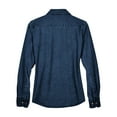 thumbnail image 5 of Harriton M550W Women's Long Sleeve Denim Shirt-Dark Denim-3XL, 5 of 5