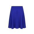 thumbnail image 3 of DPOIS Girls Knee Length High Waist A-Line Pleated Skater Skirt Blue 14, 3 of 7