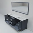 thumbnail image 6 of Jacques 72 in. W Dark Grey Double Bath Vanity, Cultured Marble Top, and 28 in. Mirror, 6 of 8