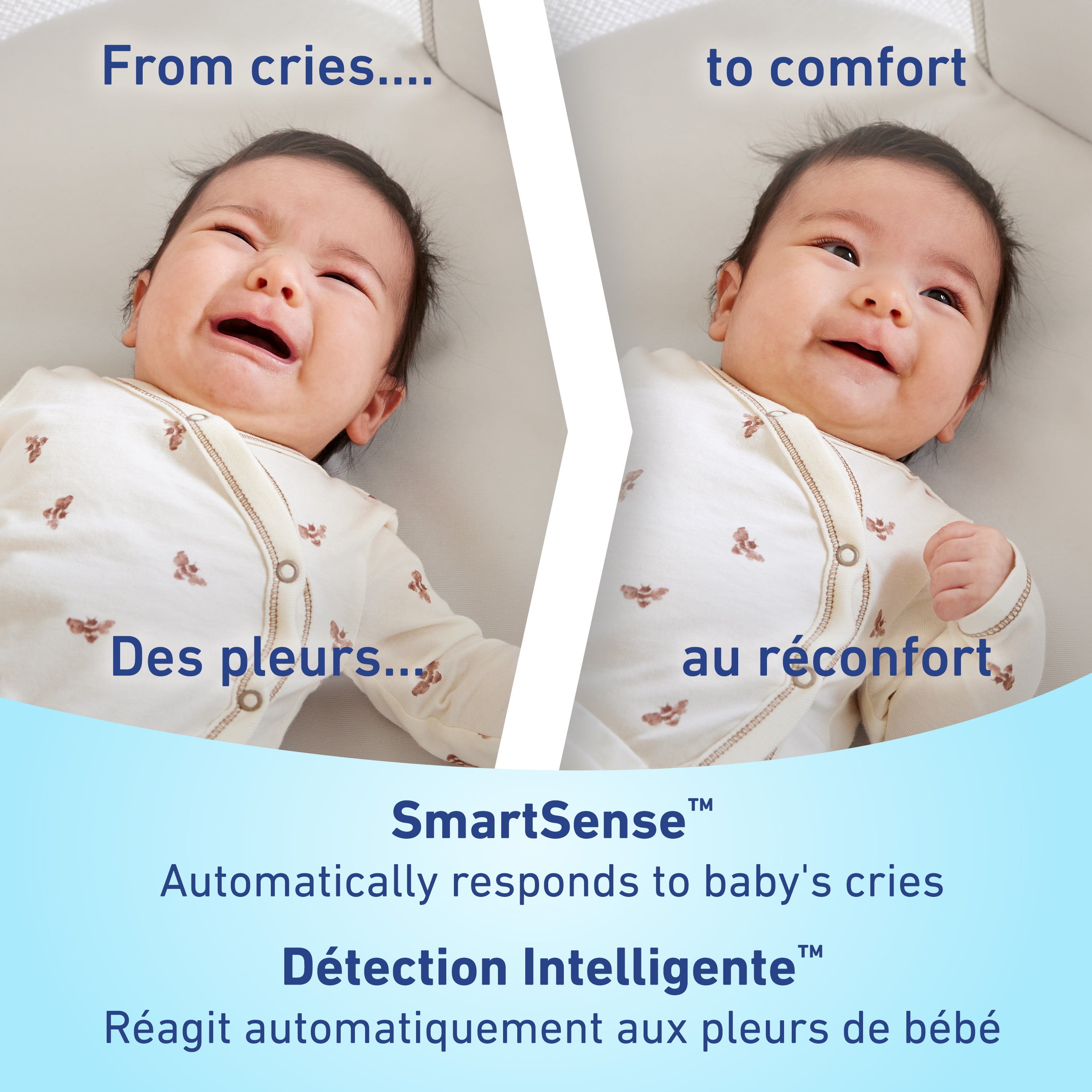 Graco SmartSense Soothing Bassinet, Luna