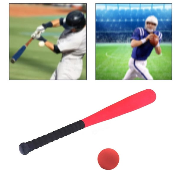 SOPOTUTU Bate De Béisbol Suave De Espuma Con Pelota Para Niños, Juguete Interactivo De Exterior Para Ejercicio Y Coordinación