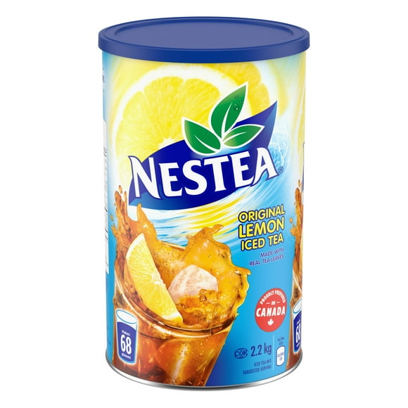 Nestea Original Lemon Iced Tea Mix, Made With Real Tea Leaves And Natural Lemon Flavours, Makes 68 Servings, Refreshing, Just Add Water, Proudly Prepared In Canada, 2.2 kg